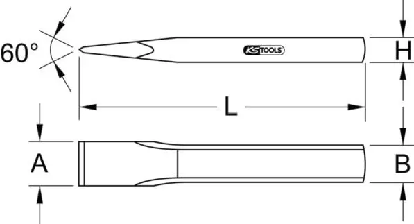 PRZECINAK RĘCZNY  KS TOOLS