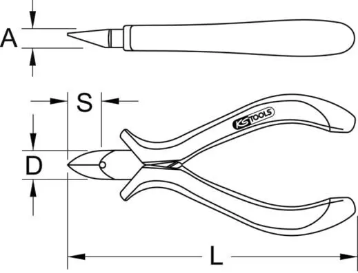 SZCZYPCE DO CIĘCIA DRUTU  KS TOOLS