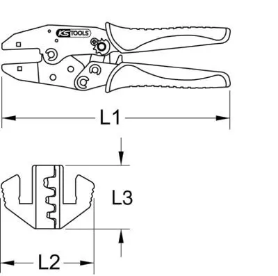 ZACISKARKA KONEKTORÓW  KS TOOLS