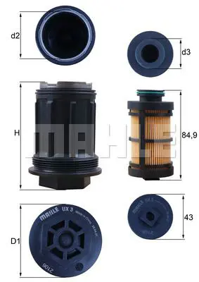 FILTR MOCZNIKOWY ADBLUE  KNECHT