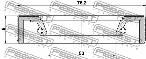 USZCZELNIACZ PIASTY  FEBEST