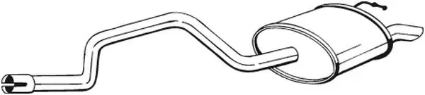 TŁUMIK KOŃCOWY  BOSAL
