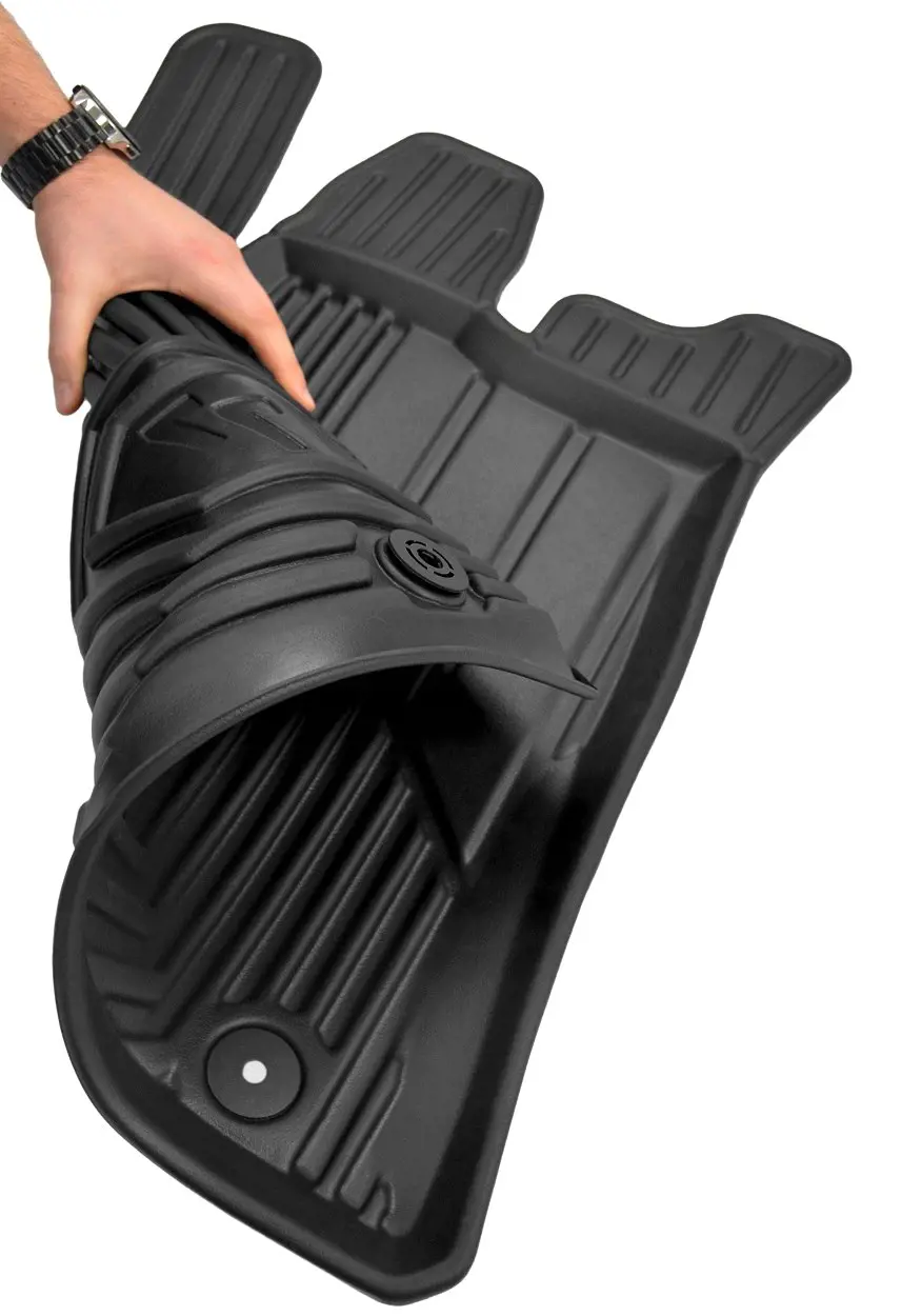 FROGUM 547327 Black Rubber Mat Front and Rear