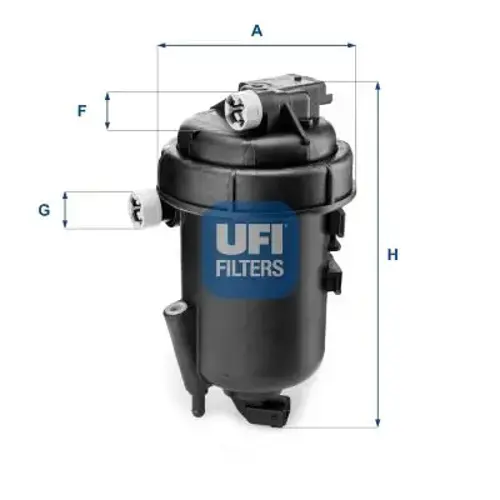 Filtre Diesel UFI 55.179.00 Pour Fiat Et Suzuki - Filtre à Carburant De Qualité