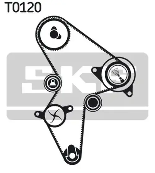 VKMC03316 SKF - TIMING BELT KIT WITH WATER PUMP VKMC 03316 - Price On