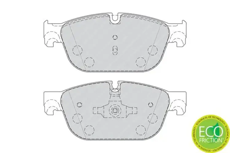 FERODO FDB4703 Bremsbeläge – Für MAN-Fahrzeuge, Breite 60,1 Mm, Dicke 18,2 Mm, Vorderachse