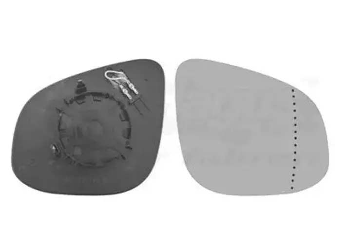 6102020404492P 4MAX Cristal De Espejo Retrovisor Exterior Derecho